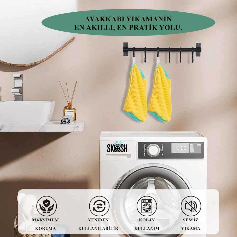 Skoosh Ayakkabı Yıkama Torbası